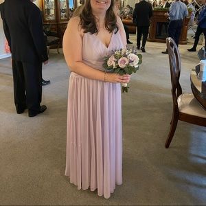 Iris bridesmaid dress altered for a 5’2” woman